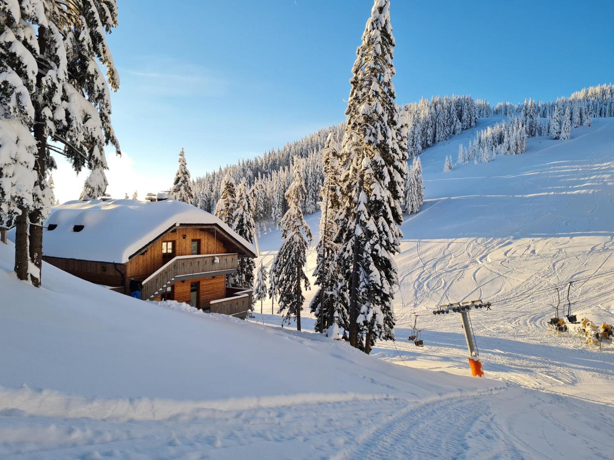 Apartmaji Golob-Golte มอเซียร์เย ภายนอก รูปภาพ